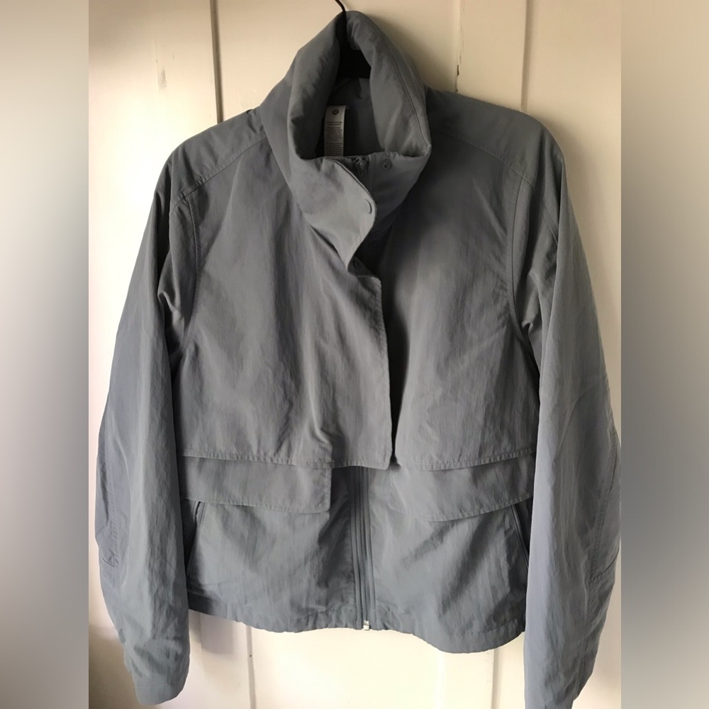 lululemon Always Effortless Jacket Women’s Size 6 Blue Gray